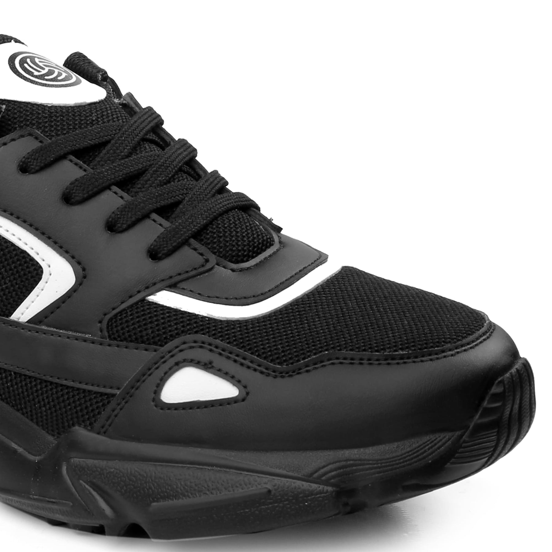 Buy Black & White Sneakers for Men by BONKERZ Online | Ajio.com