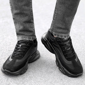 black sneakers for men, black sneakers, chunky black sneakers, sneakers for men