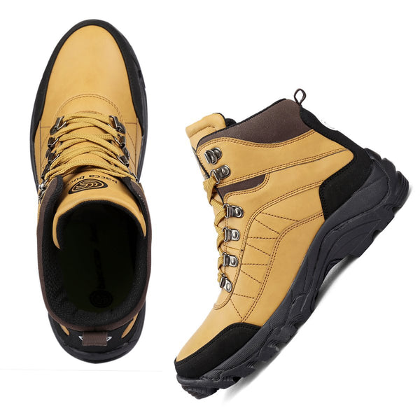 men snow boots, waterproof boots, high top ankle boots