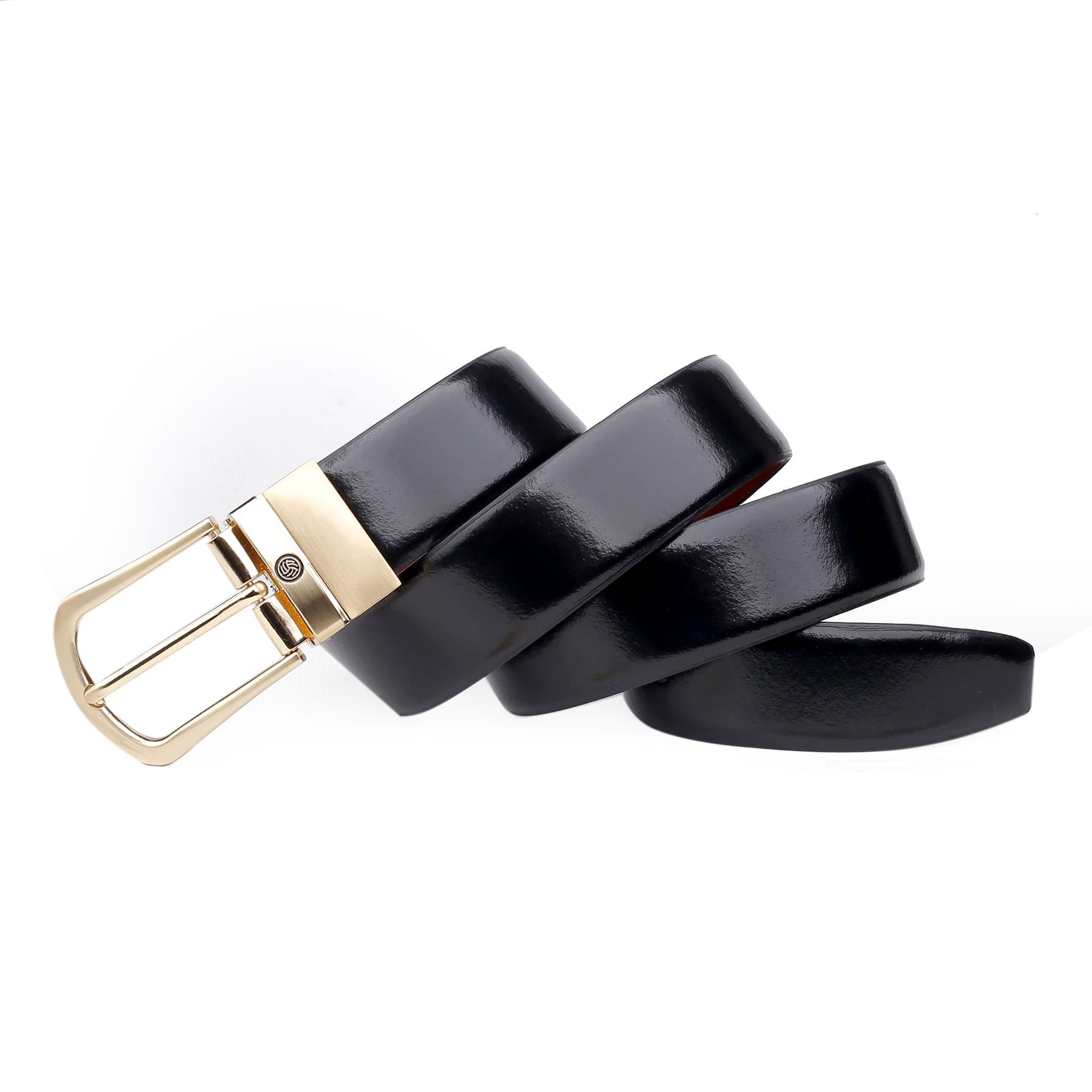 Bacca Bucci Reversible Leather Formal Dress Belts with a Stylish Finish and Nickel-Free Buckle