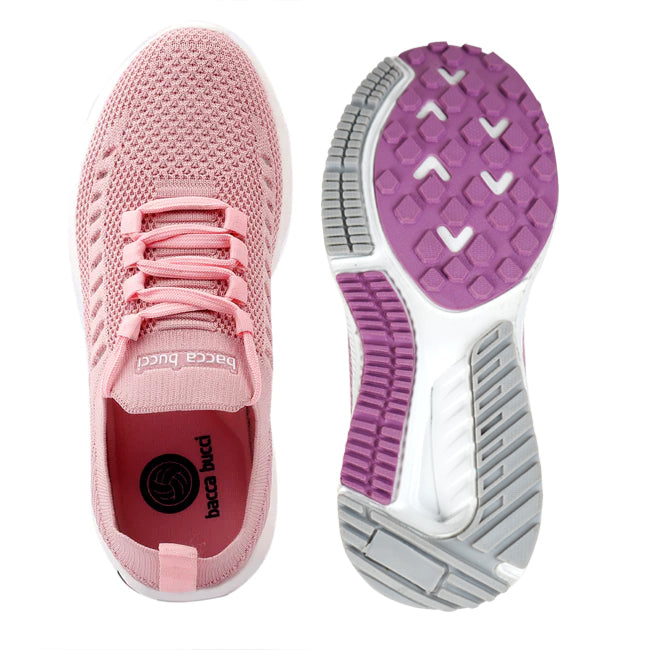 Bacca Bucci FISHJET Gym Shoes for Women | Pink Women's Shoes for Running, Training & Walking